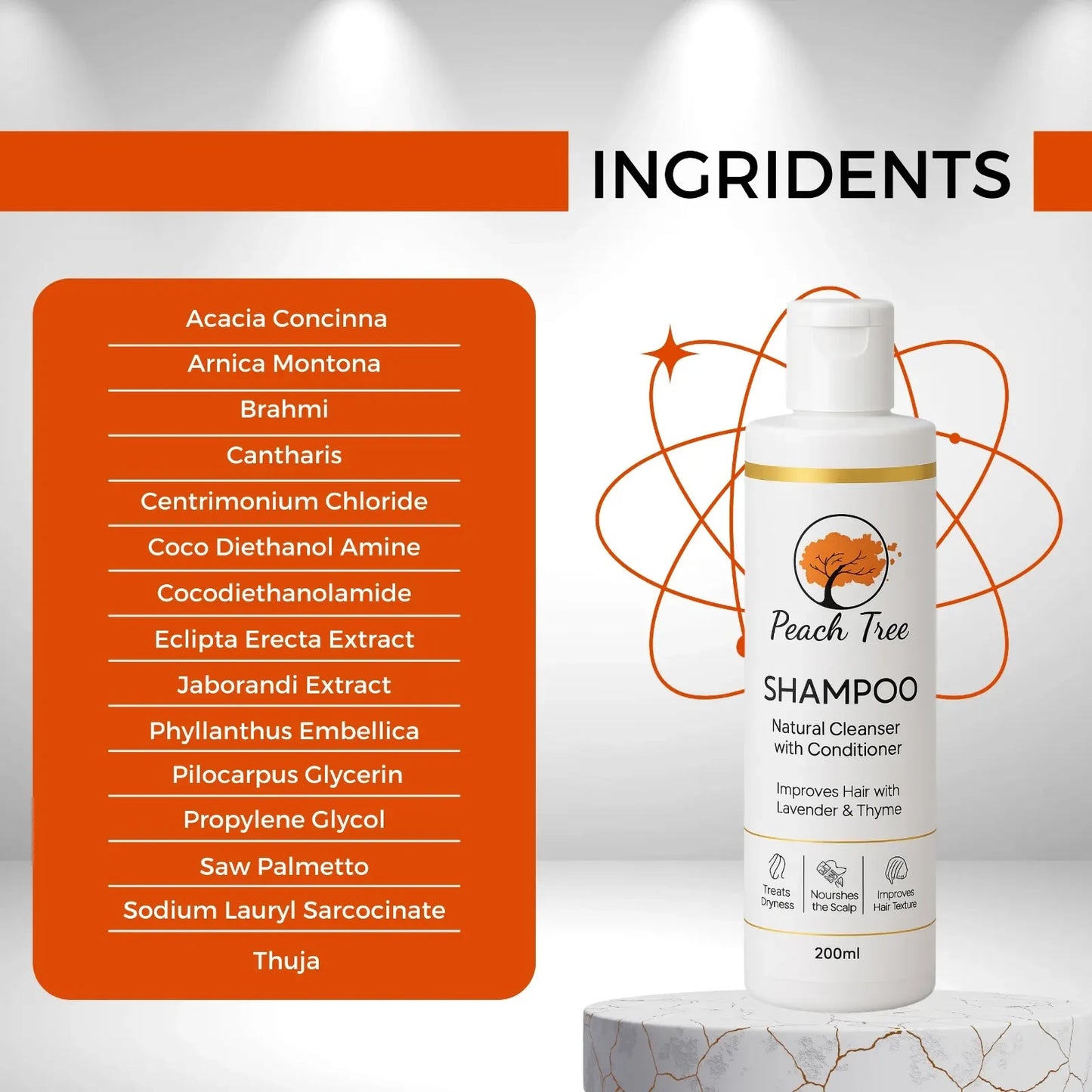 Shampoo Natural Hair Cleanser & Conditioner