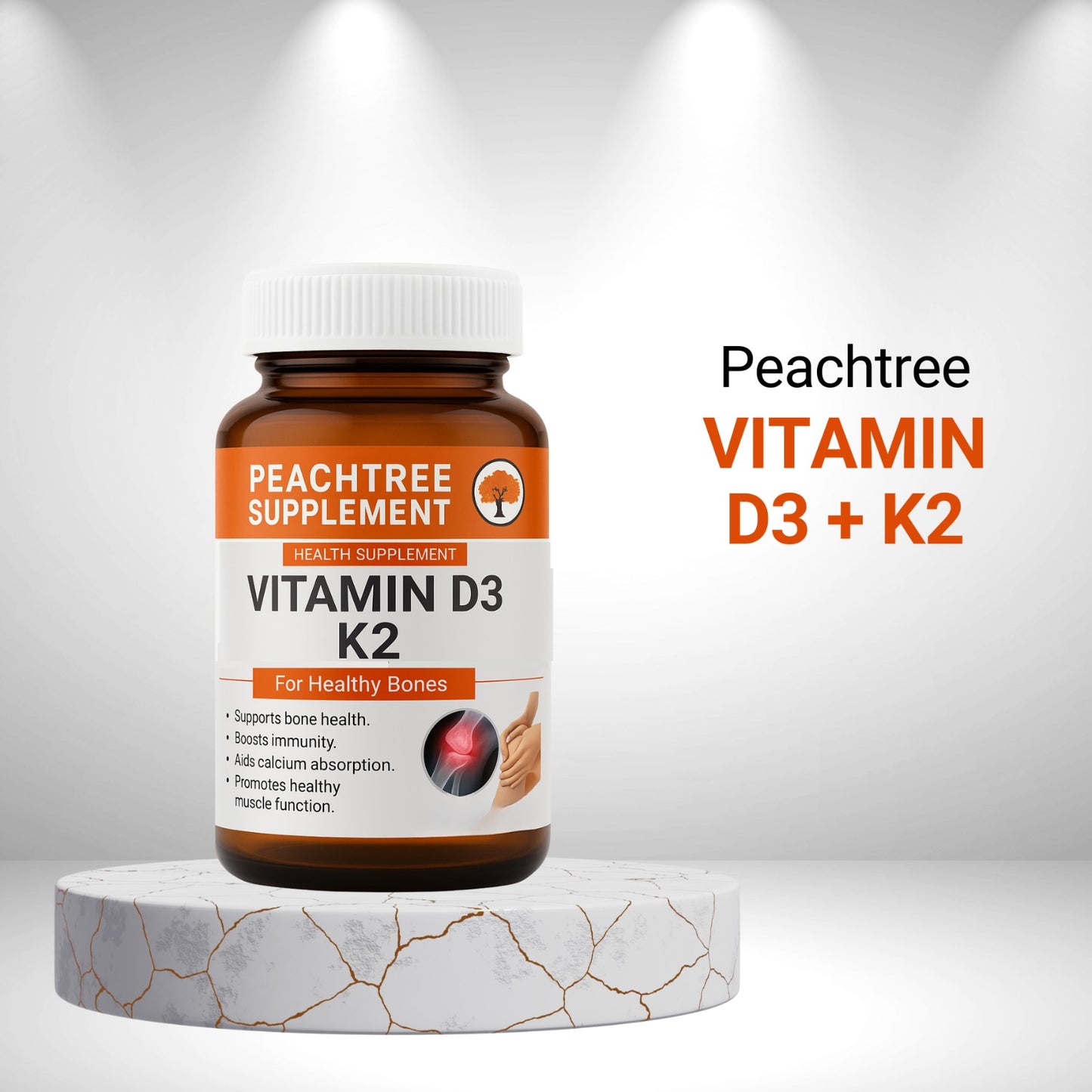 Vitamin D3 + K2 – 60 Tablets